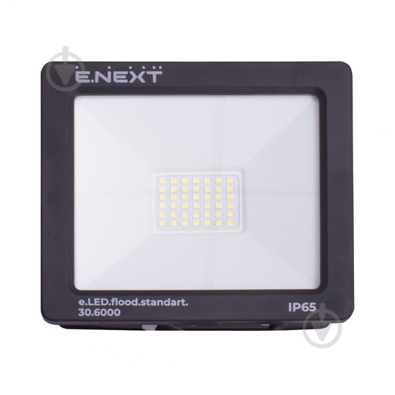 Прожектор светодиодный E.NEXT e.LED.flood.stand.30.6000 30 Вт IP65 черный l0790003 - фото 2