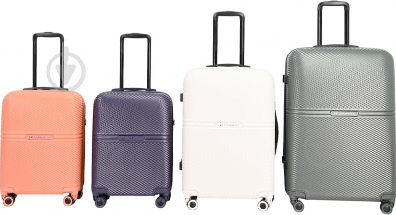 Чемодан Compass MS-2690 90 л кремовый 52x29x77 см L - фото 11
