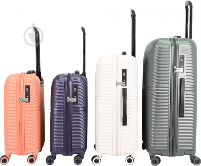Чемодан Compass MS-2690 90 л кремовый 52x29x77 см L - фото 15