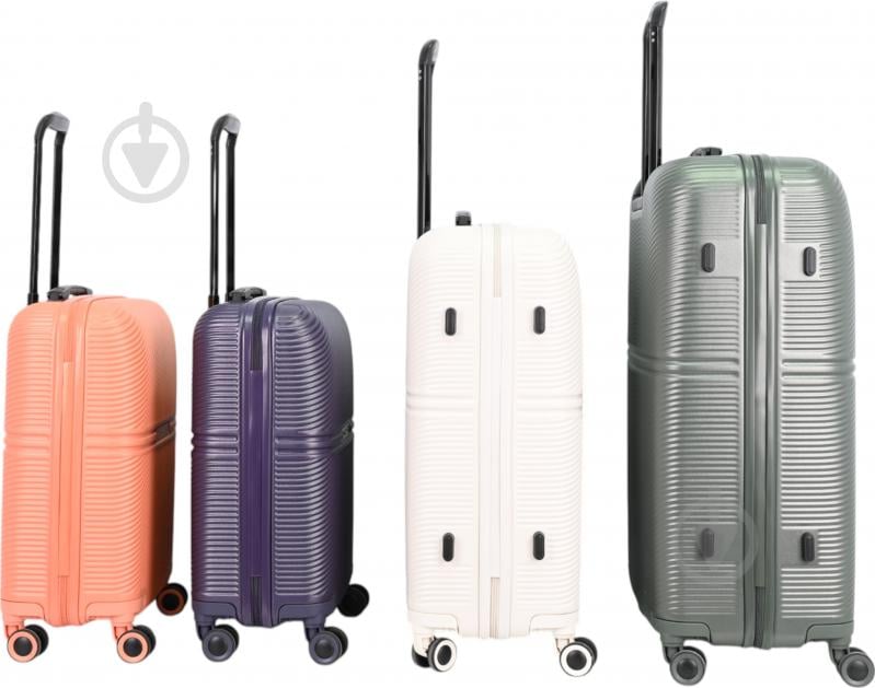 Чемодан Compass MS-2690 90 л кремовый 52x29x77 см L - фото 19