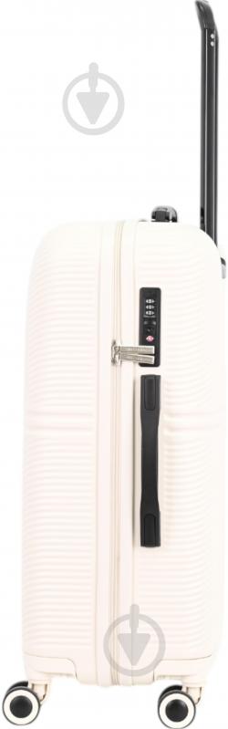 Чемодан Compass MS-2690 90 л кремовый 52x29x77 см L - фото 4