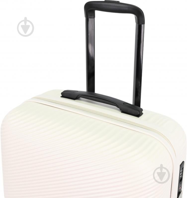 Чемодан Compass MS-2690 90 л кремовый 52x29x77 см L - фото 9