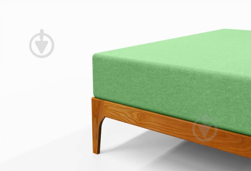 Простынь трикотажная на резинке Jersey 90x190 см зеленый Ю-ТЕК - фото 1