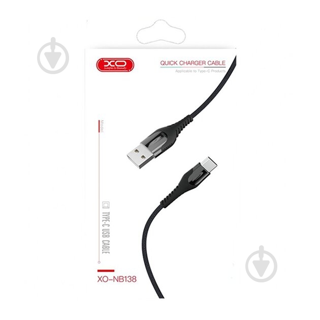 Кабель Xo USB A - USB C NB138 1 м зеленый - фото 3