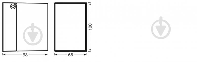 Бра Ledvance Endura Classic Square Down GU10 IP44 чорний - фото 7