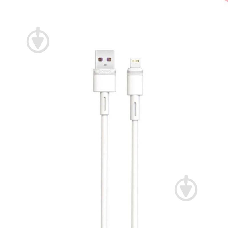 Кабель Xo USB A - Lt NB-Q166 5A 1 м white - фото 1