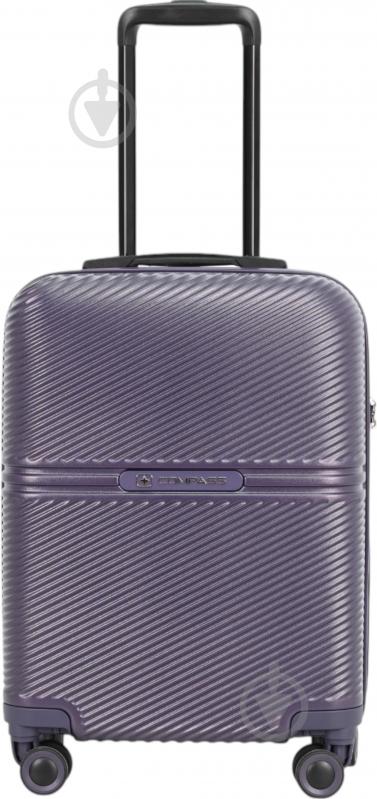Чемодан Compass MS-2690 90 л фиолетовый 52x29x77 см L - фото 2