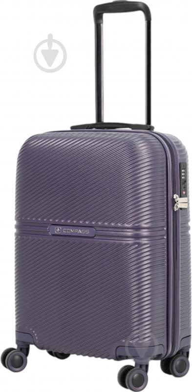 Чемодан Compass MS-2690 90 л фиолетовый 52x29x77 см L - фото 3