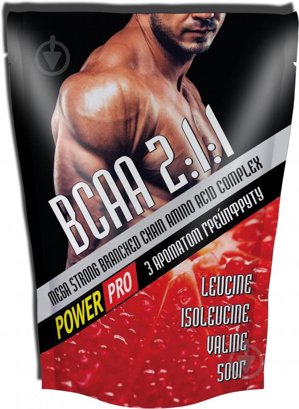 Аминокислота POWER PRO BCAA Грейпфрут 500 г - фото 1