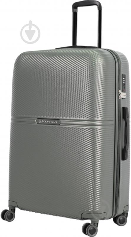 Валіза Compass MS-2690 35 л оливковий 39x21,5x55 см S - фото 3 Валіза Compass MS-2690 35 л оливковий 39x21,5x55 см S - фото 3
