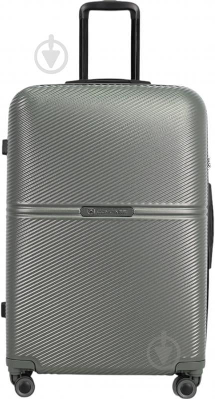Чемодан Compass MS-2690 90 л оливковый 52x29x77 см L - фото 2