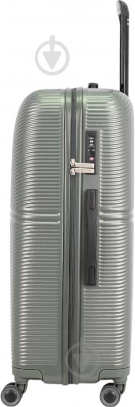 Чемодан Compass MS-2690 90 л оливковый 52x29x77 см L - фото 5