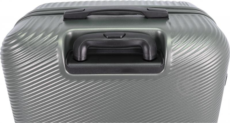 Чемодан Compass MS-2690 90 л оливковый 52x29x77 см L - фото 8