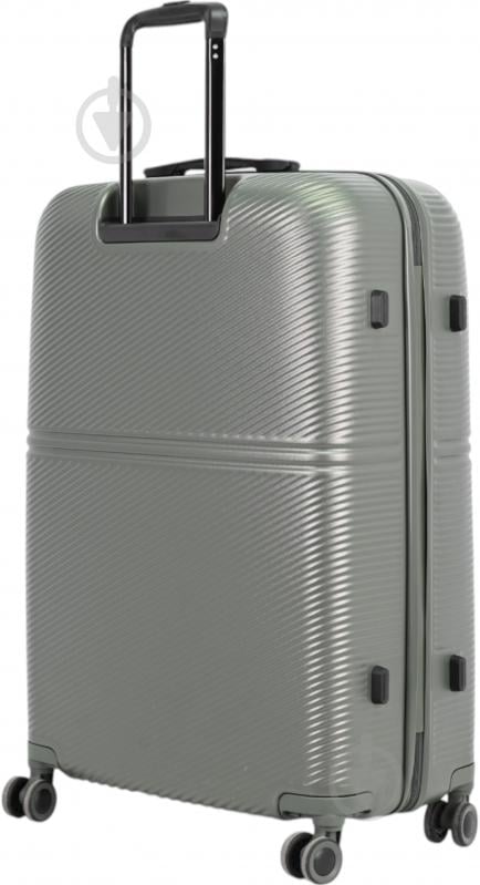 Чемодан Compass MS-2690 90 л оливковый 52x29x77 см L - фото 9