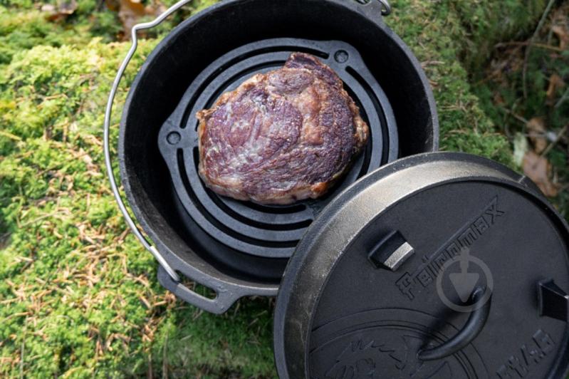 Підставка для багаття Petromax ø230 мм Cast-Iron Stack Grate 4 в 1 - фото 7
