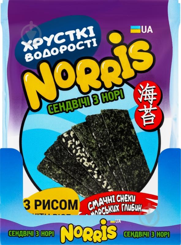 ᐉ Снеки норі NORRIS з рисом 8 г (4820265550197) • Краща ціна в