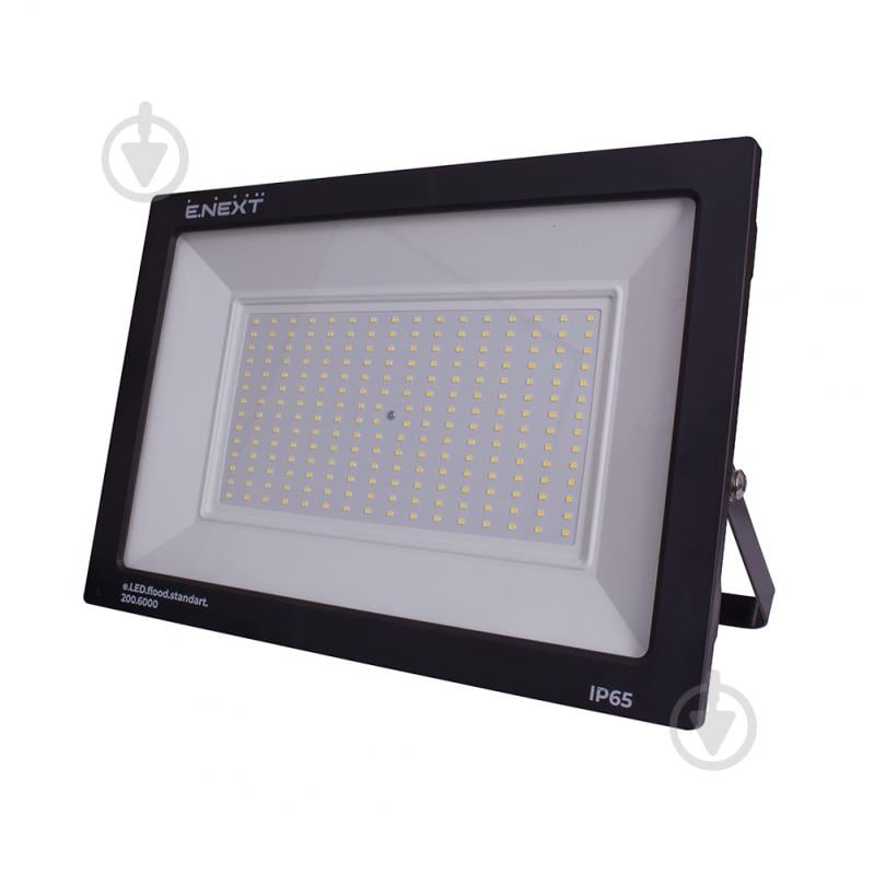 Прожектор светодиодный E.NEXT e.LED.flood.stand.200.6000 200 Вт IP65 черный l0790007 - фото 1