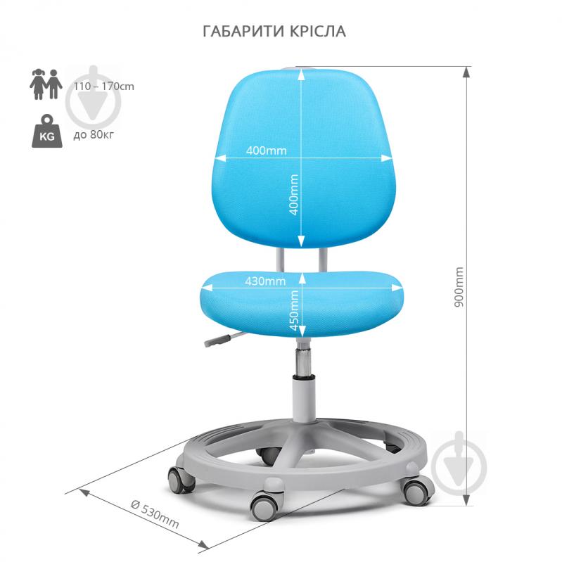 Крісло дитяче FunDesk Pratico м'ятний - фото 3