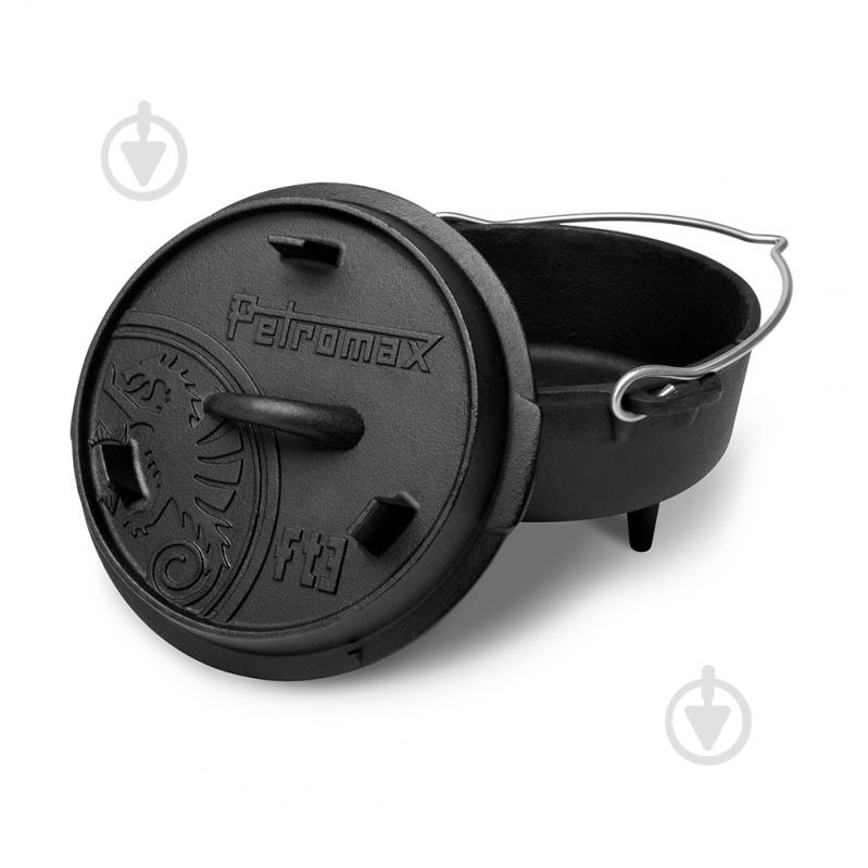 Казан чугунный Petromax 1,6 л Dutch Oven ft3 на ножках - фото 2 Казан чугунный Petromax 1,6 л Dutch Oven ft3 на ножках - фото 2