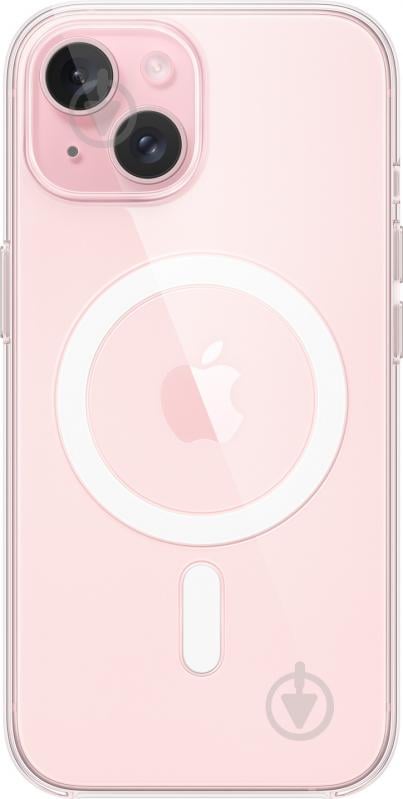 Чохол Apple Case with MagSafe для Apple iPhone 15 clear (MT203ZM/A) - фото 5