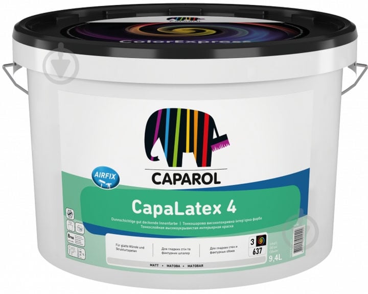 Краска латексная Caparol CapaLatex 4 мат Amber 60 1 л - фото 3