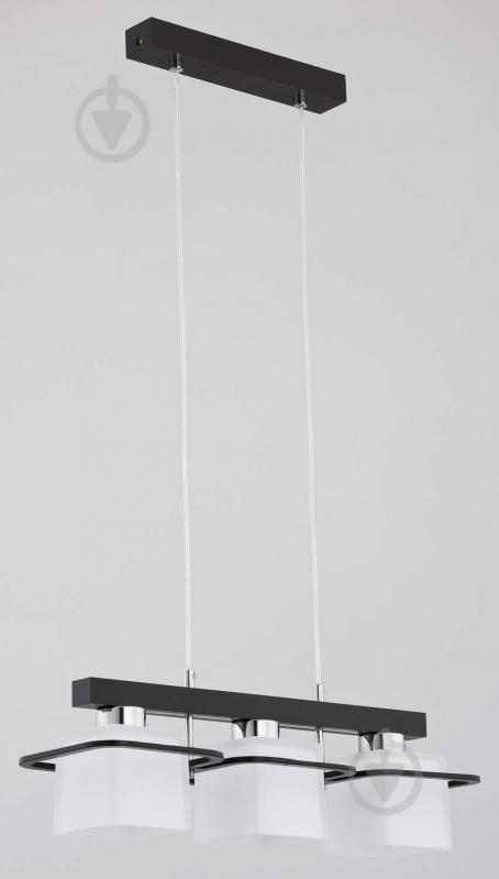 Люстра ALFA ANTON 20653 3x60 Вт E27 черно-белый - фото 1