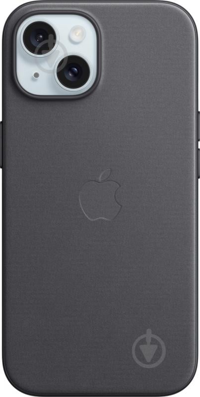 Чехол Apple FineWoven Case with MagSafe для Apple iPhone 15 black (MT393ZM/A) - фото 1