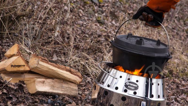 Казан с крышкой Petromax Dutch Oven ft9 на ножках 7,5 л - фото 10