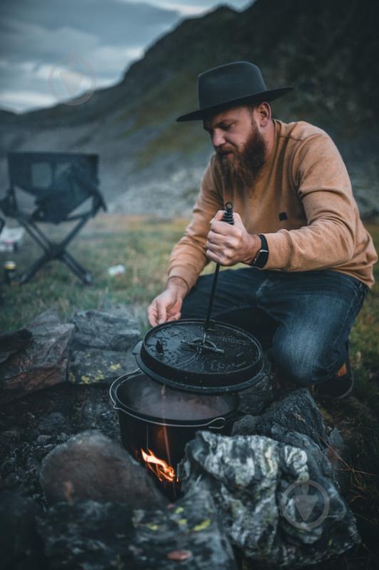 Казан с крышкой Petromax Dutch Oven ft9 на ножках 7,5 л - фото 5