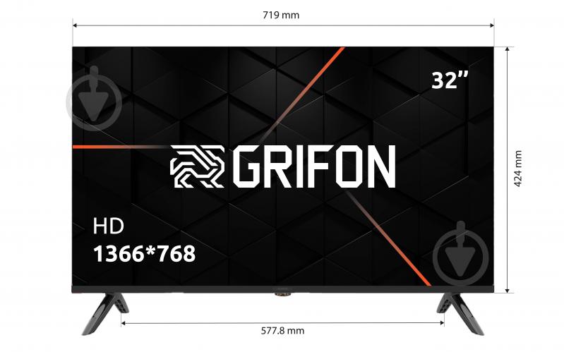 УЦЕНКА! Телевизор Grifon NV32HSB Nova (УЦ №2457) - фото 2 УЦЕНКА! Телевизор Grifon NV32HSB Nova (УЦ №2457) - фото 2