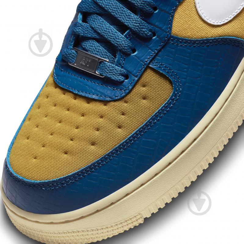 Кроссовки мужские Nike AIR FORCE 1 DM8462-400 р.42,5 синие с желтым - фото 11