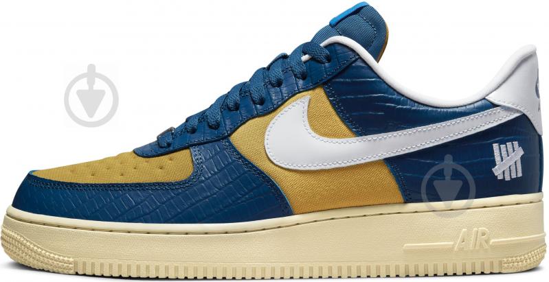 Кроссовки мужские Nike AIR FORCE 1 DM8462-400 р.42,5 синие с желтым - фото 5