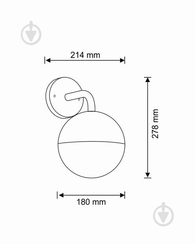 Бра Goldlux Е27 12 Вт IP44 311610 - фото 3