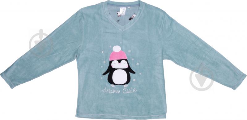 Костюм домашній жіночий La Nuit Home Snow Cute р. XS м'ятний - фото 2