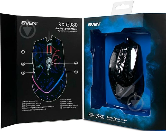 Мышь Sven RX-G980 black - фото 9 Мышь Sven RX-G980 black - фото 9