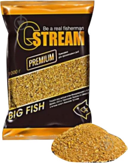 Прикормка GSTREAM PREMIUM BIG FISH 1000 г сливки - фото 1