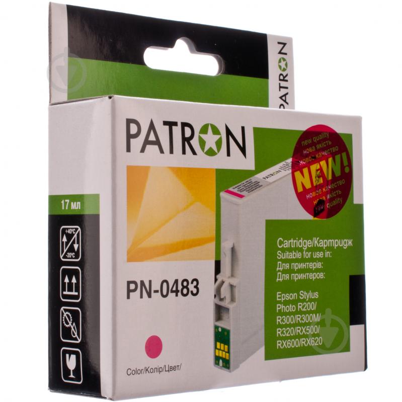 Картридж струйный Patron Epson T048340 (PN-0483) magenta - фото 2