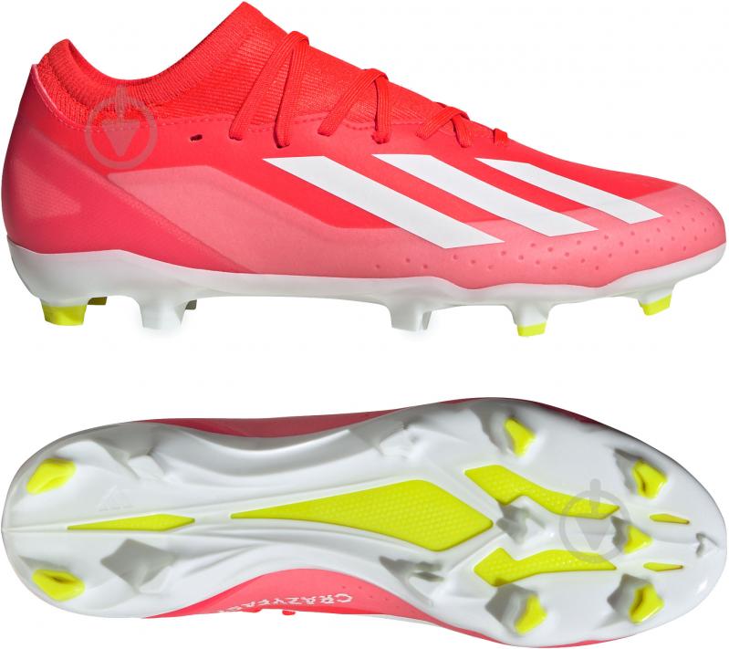 Бутси Adidas X CRAZYFAST LEAGUE FG IE2377 р.40 червоний - фото 12