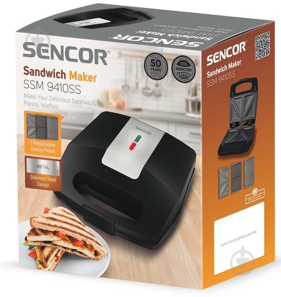 Сэндвичница Sencor SSM 9410SS - фото 4