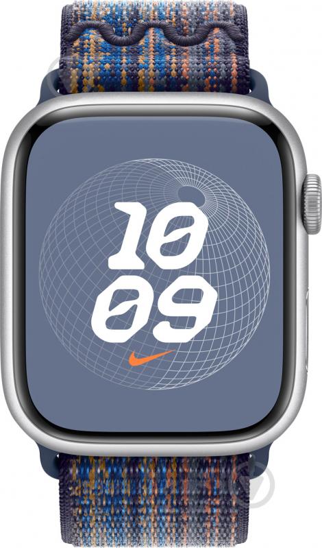 Ремешок Apple 45mm Game Royal/Orange Nike Sport Loop (MTL53ZM/A) - фото 3