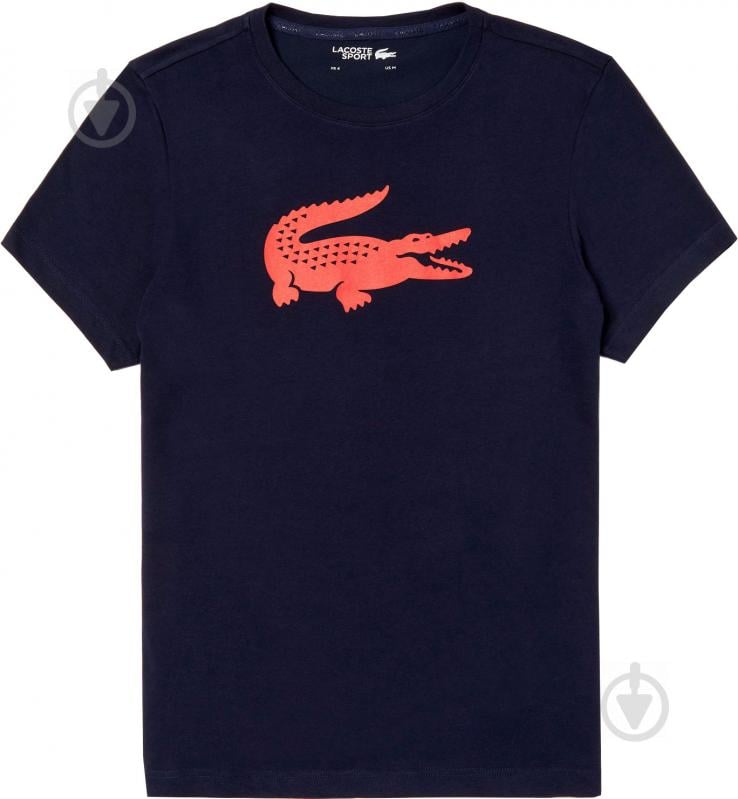 Футболка Lacoste TH3377551 р.XL темно-синий - фото 1