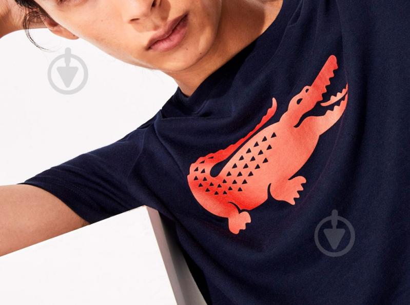 Футболка Lacoste TH3377551 р.7 темно-синій - фото 2 Футболка Lacoste TH3377551 р.7 темно-синій - фото 2