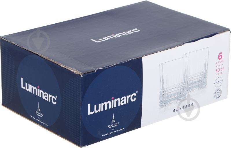 УЦЕНКА! Набор стаканов низких Luminarc Elysees 300 мл 6 шт. N7451 (УЦ №21) - фото 2