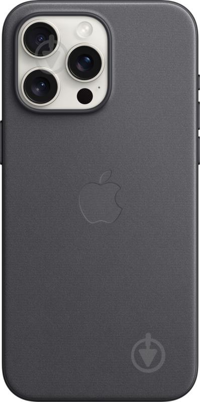 Чохол Apple FineWoven Case with MagSafe для Apple iPhone 15 Pro Max black (MT4V3ZM/A) - фото 1