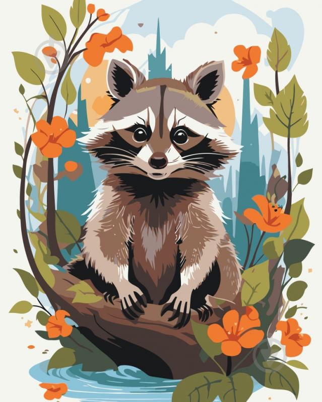 Картина по номерам Забавный полоскунчик 11596-AC 40х50 см ART CRAFT - фото 1 Картина по номерам Забавный полоскунчик 11596-AC 40х50 см ART CRAFT - фото 1