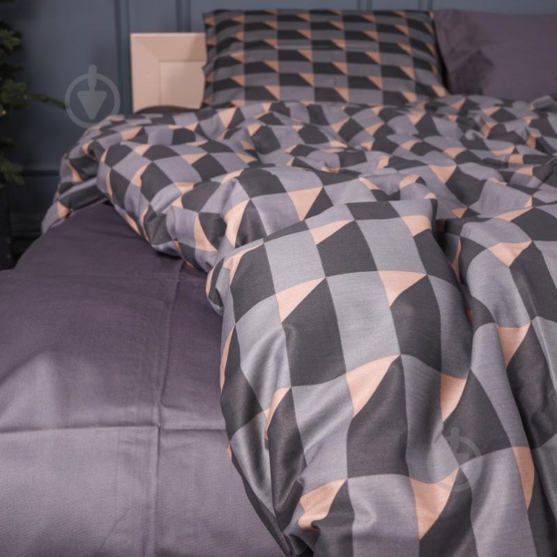 Комплект постельного белья 22-1441 Dark Cube Pattern 2х143х210 см мульти MirSon - фото 3 Комплект постельного белья 22-1441 Dark Cube Pattern 2х143х210 см мульти MirSon - фото 3