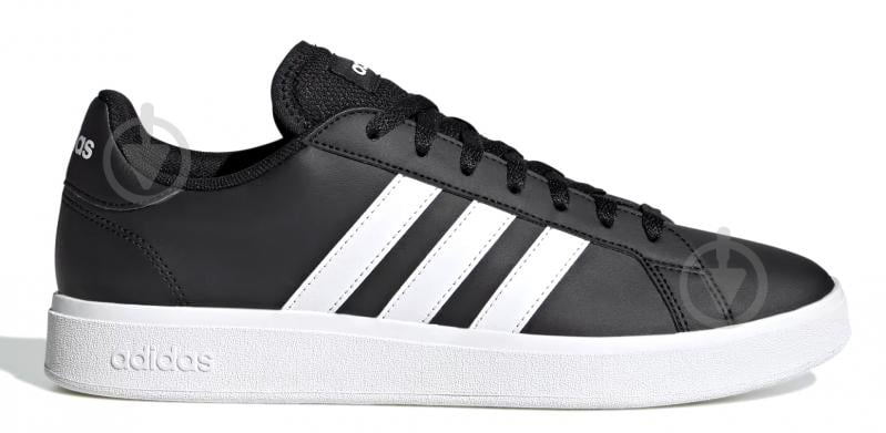 Кроссовки мужские Adidas GRAND COURT BASE 2.0 GW9251 р.45 1/3 черные - фото 1