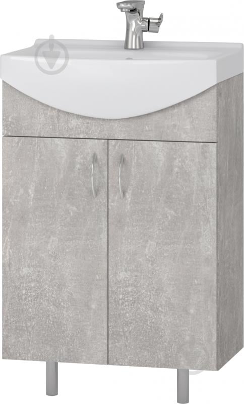 Тумба напольная Грейд Артик 55 бетон под умывальник Cersania 55 - фото 1