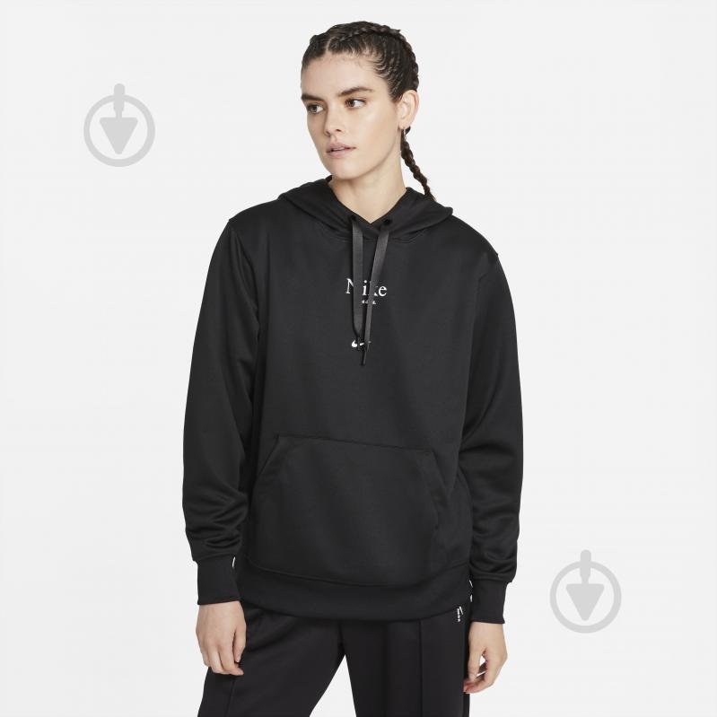 Джемпер Nike W NSW PK TREND HOODIE DO0780-010 р. M черный - фото 1