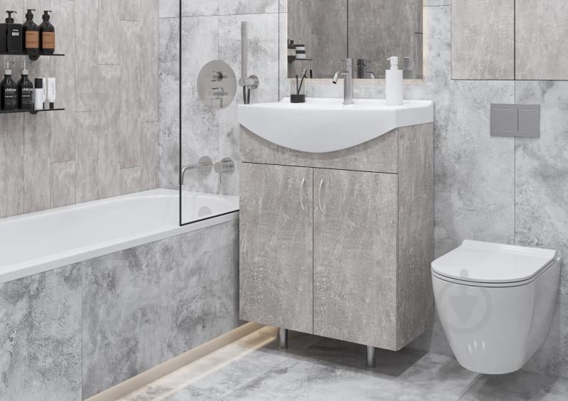 Тумба напольная Грейд Артик 60 бетон под умывальник Cersania 60 - фото 2 Тумба напольная Грейд Артик 60 бетон под умывальник Cersania 60 - фото 2